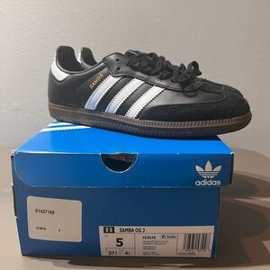 Adidas Samba OG J Black White Sneakers